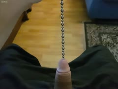 Ball chain in a schlong